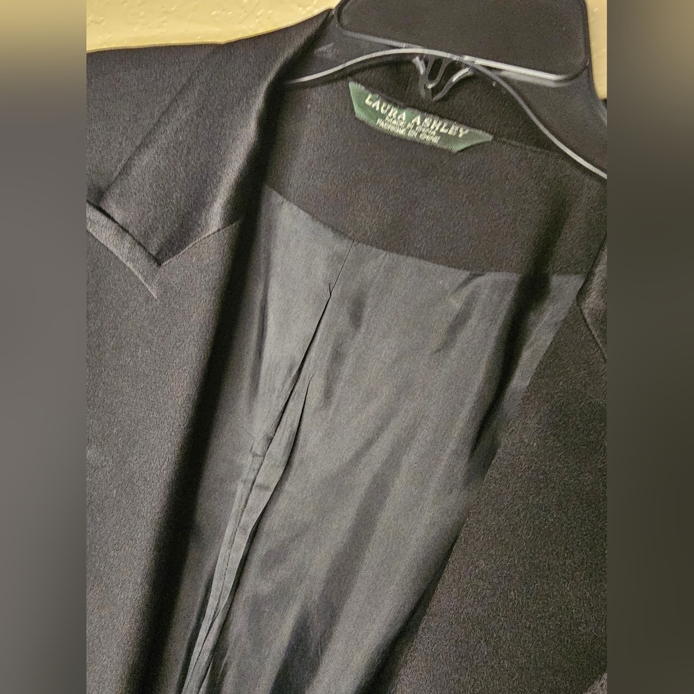 LAURA ASHLEY Formal Outfit Long Black dress and Blazer Size UK 16, EUR 42, US 12 - Picture 7 of 8